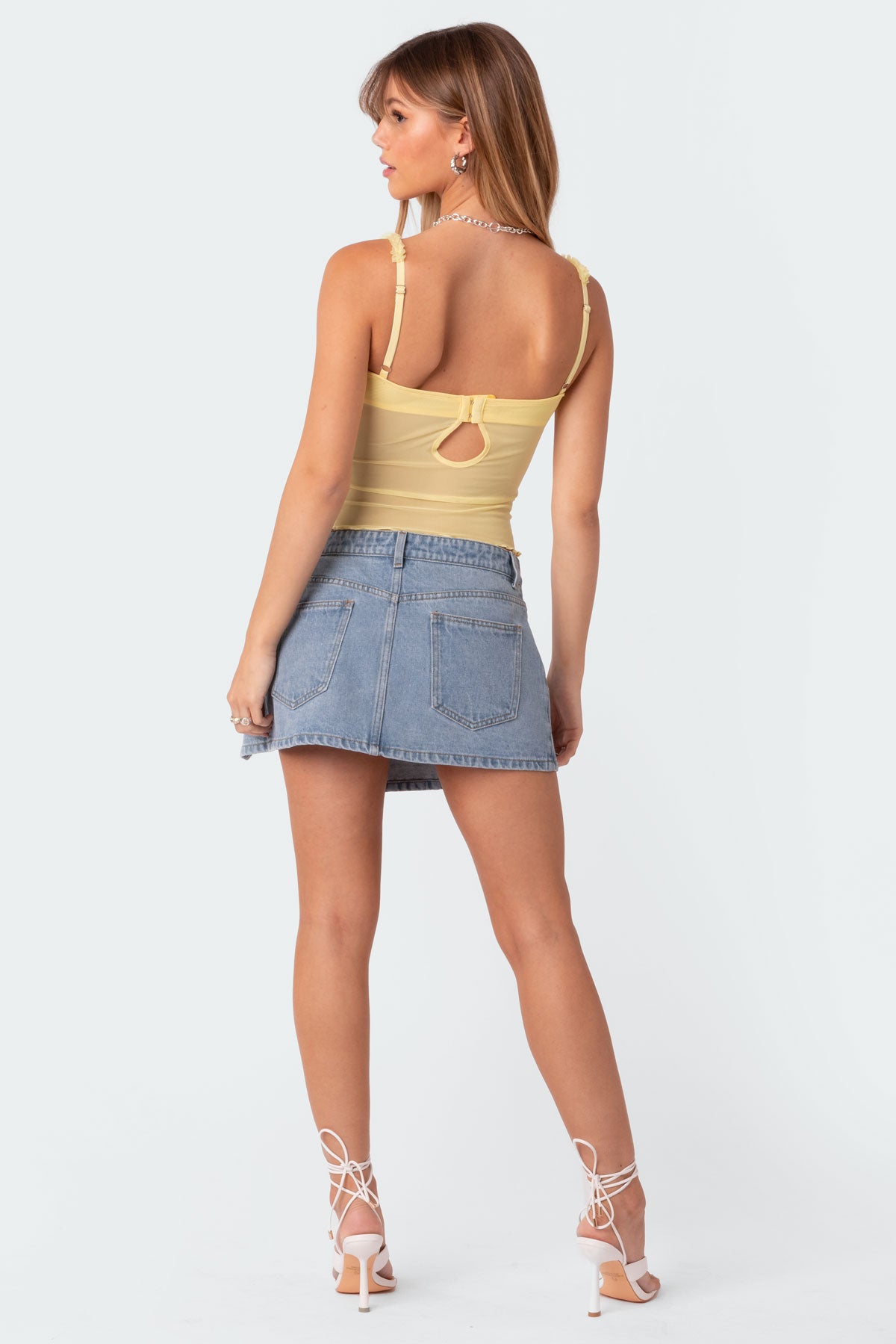 Mercy Sheer Mesh Bra Top-Milans Time