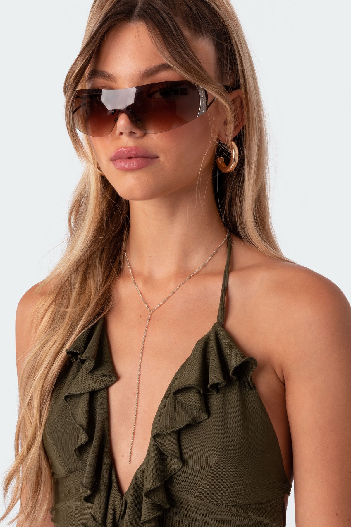 Cascading Drop Chain Necklace-Milans Time