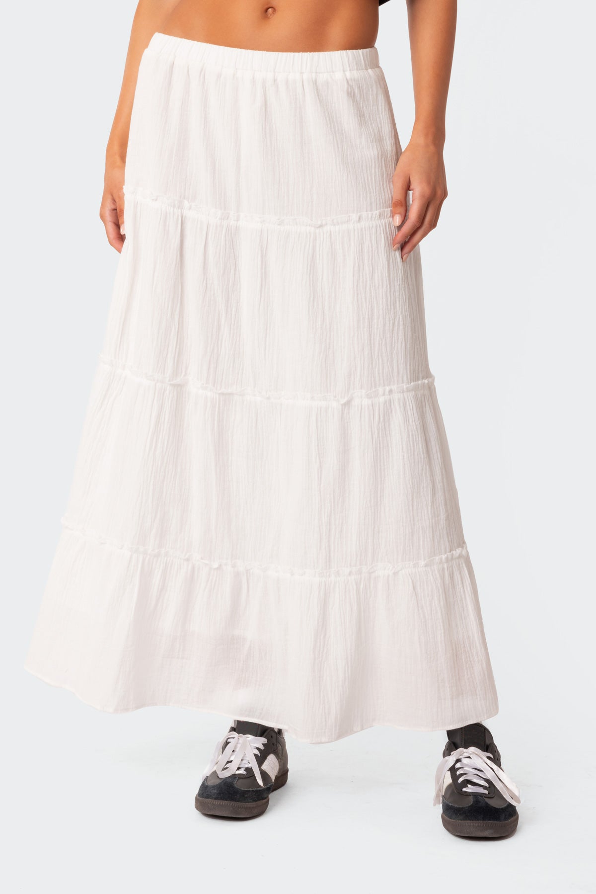 Charlotte Tiered Maxi Skirt-Milans Time
