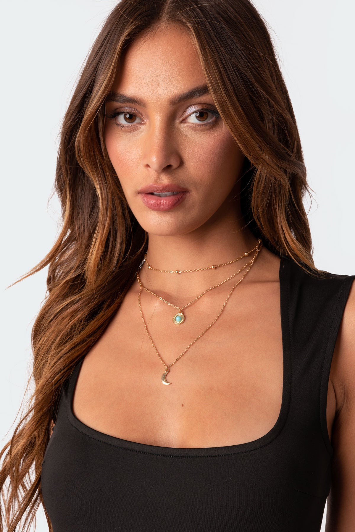 Galaxy Layered Necklace-Milans Time