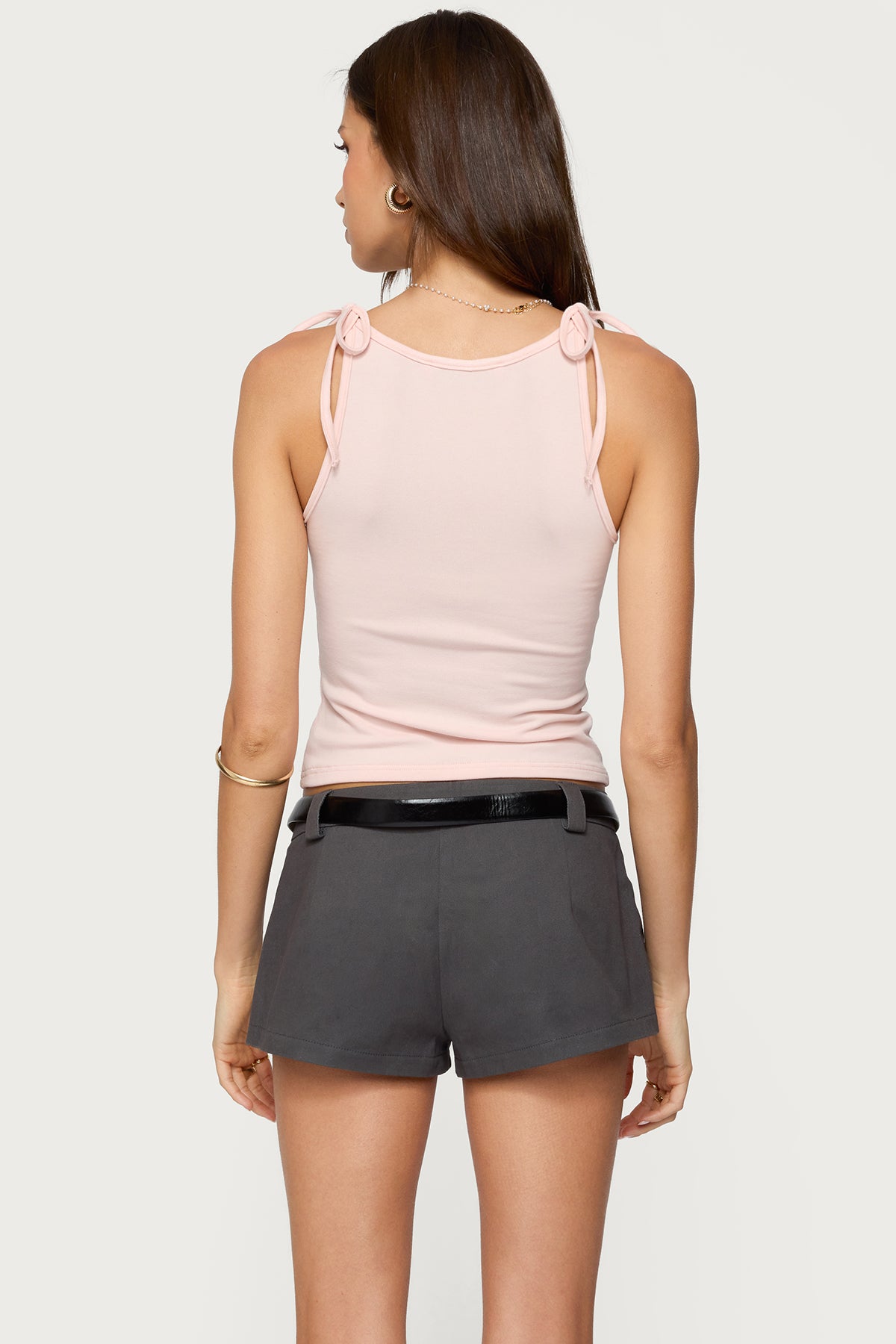 Chrissy Tie Strap Tank Top-Milans Time