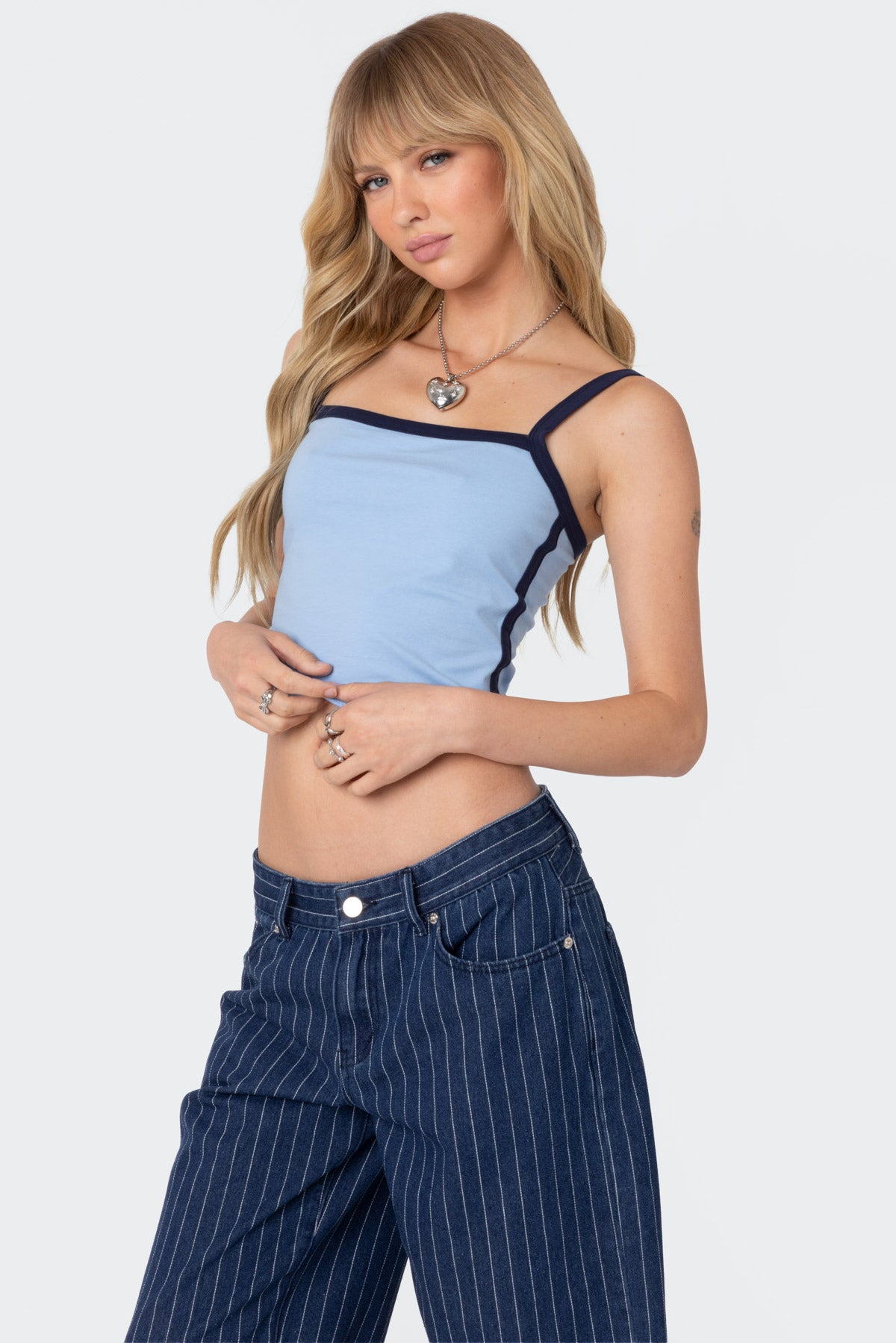 Francesca Contrast Tank Top-Milans Time