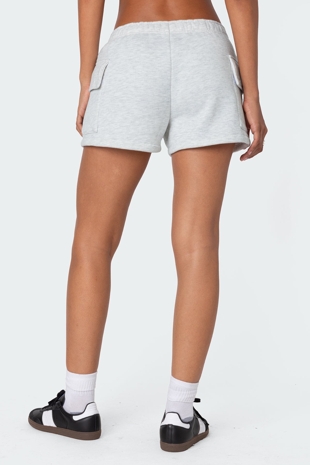 Garnet Cargo Sweat Shorts-Milans Time
