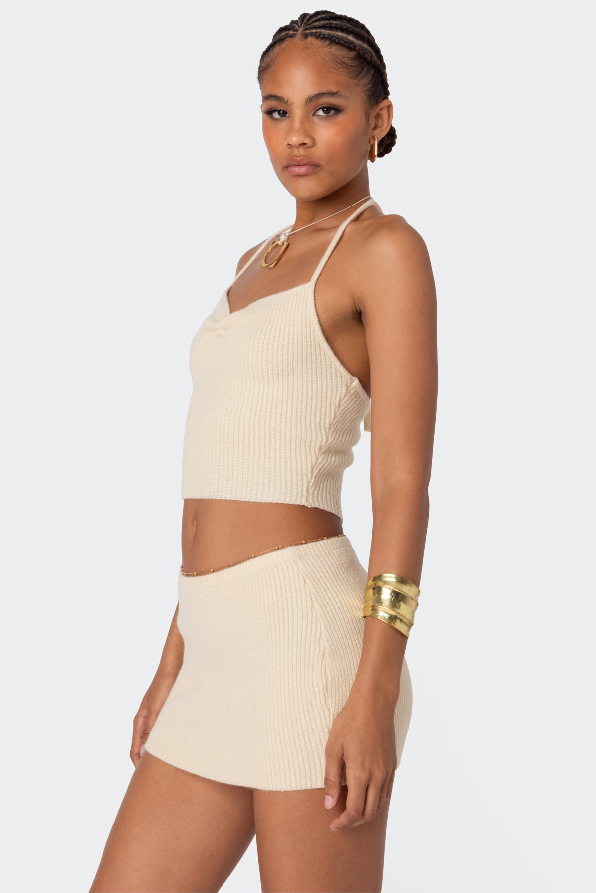 Fiona Cinched Knit Top-Milans Time