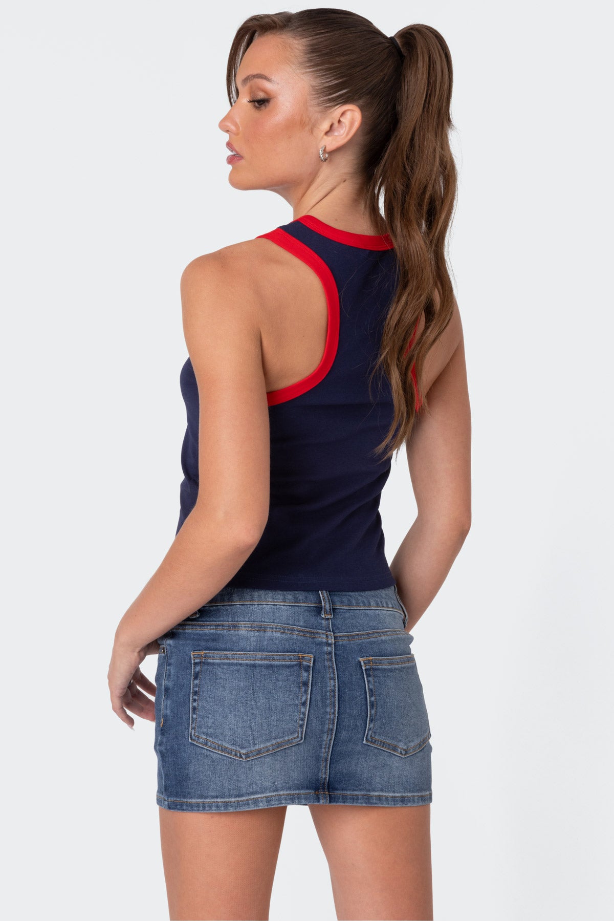 London Girl Contrast Tank Top-Milans Time