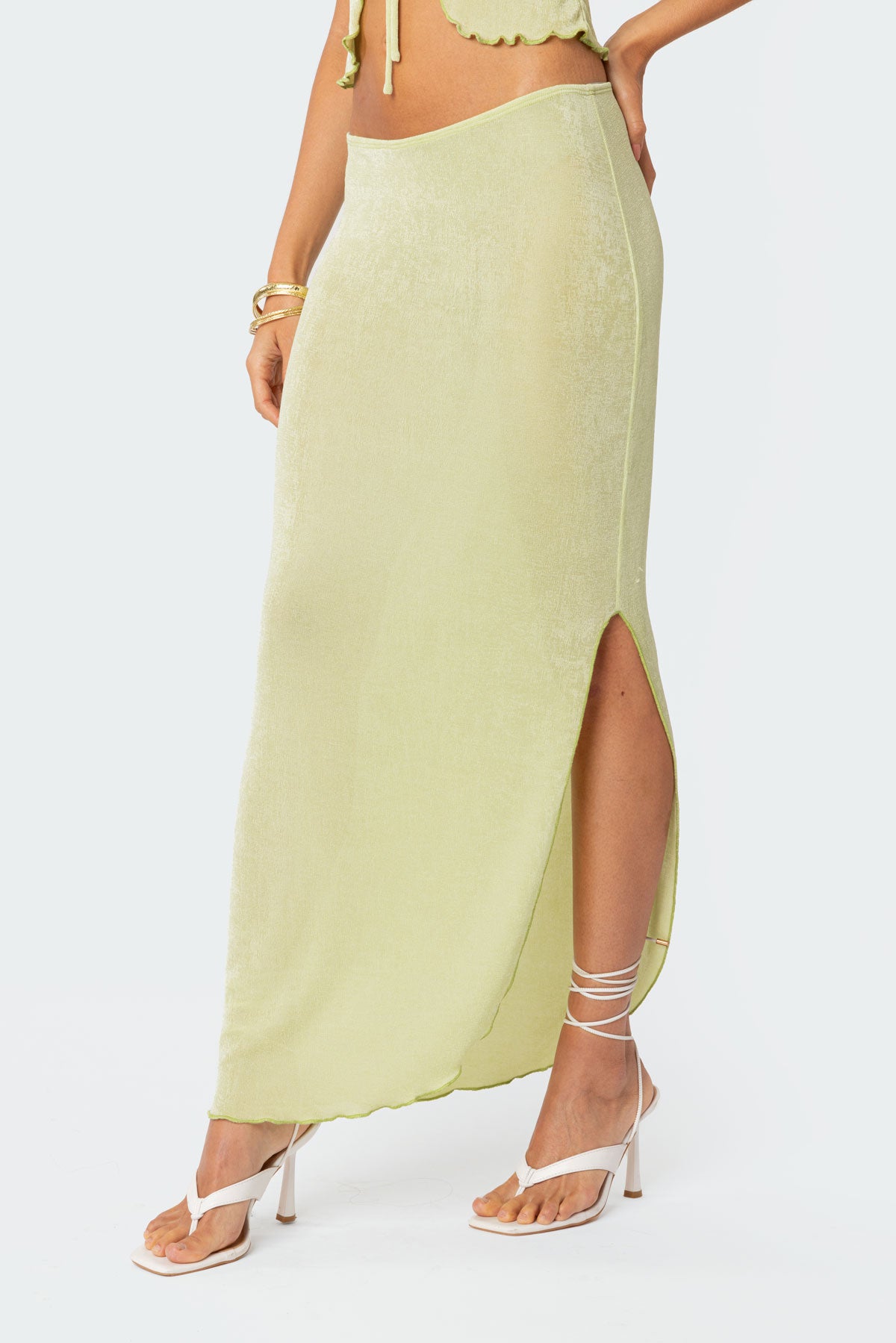 Milan Slitted Maxi Skirt-Milans Time