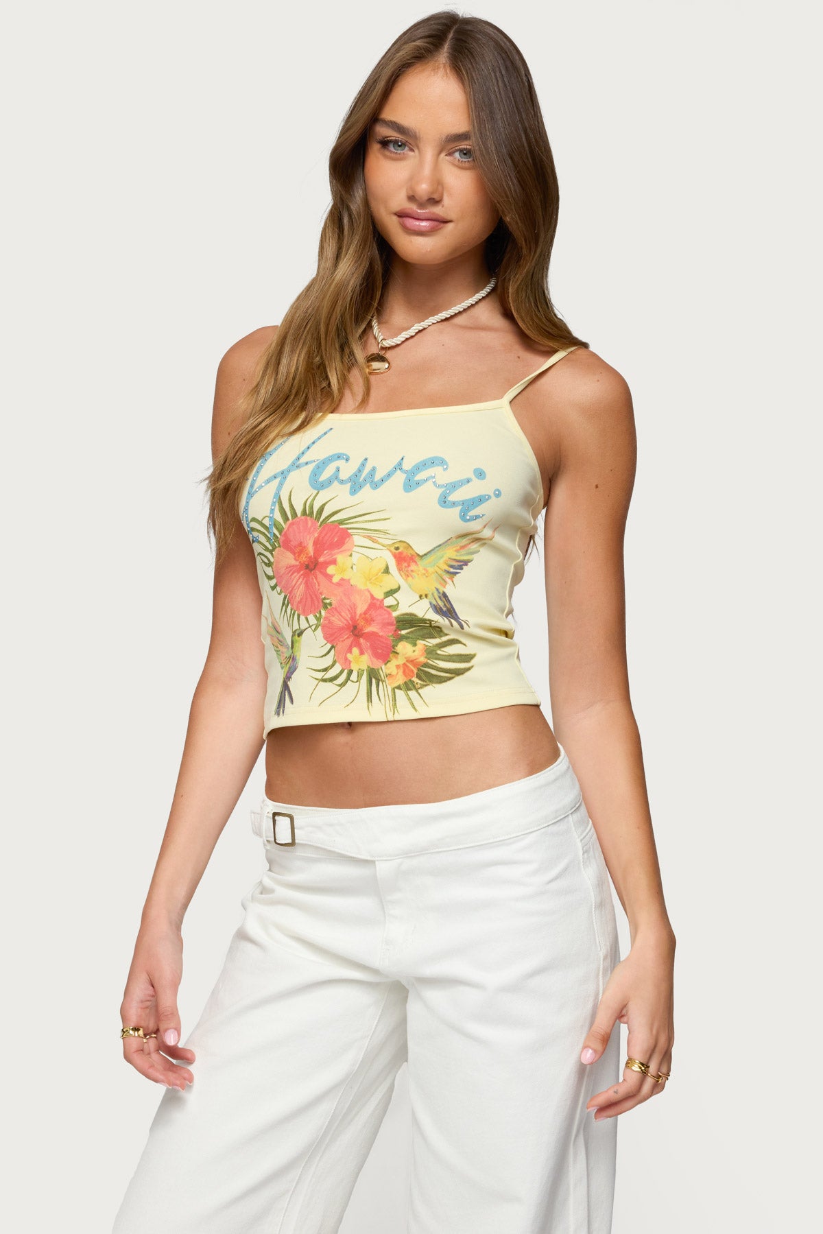 Hawaii Babe Tank Top-Milans Time