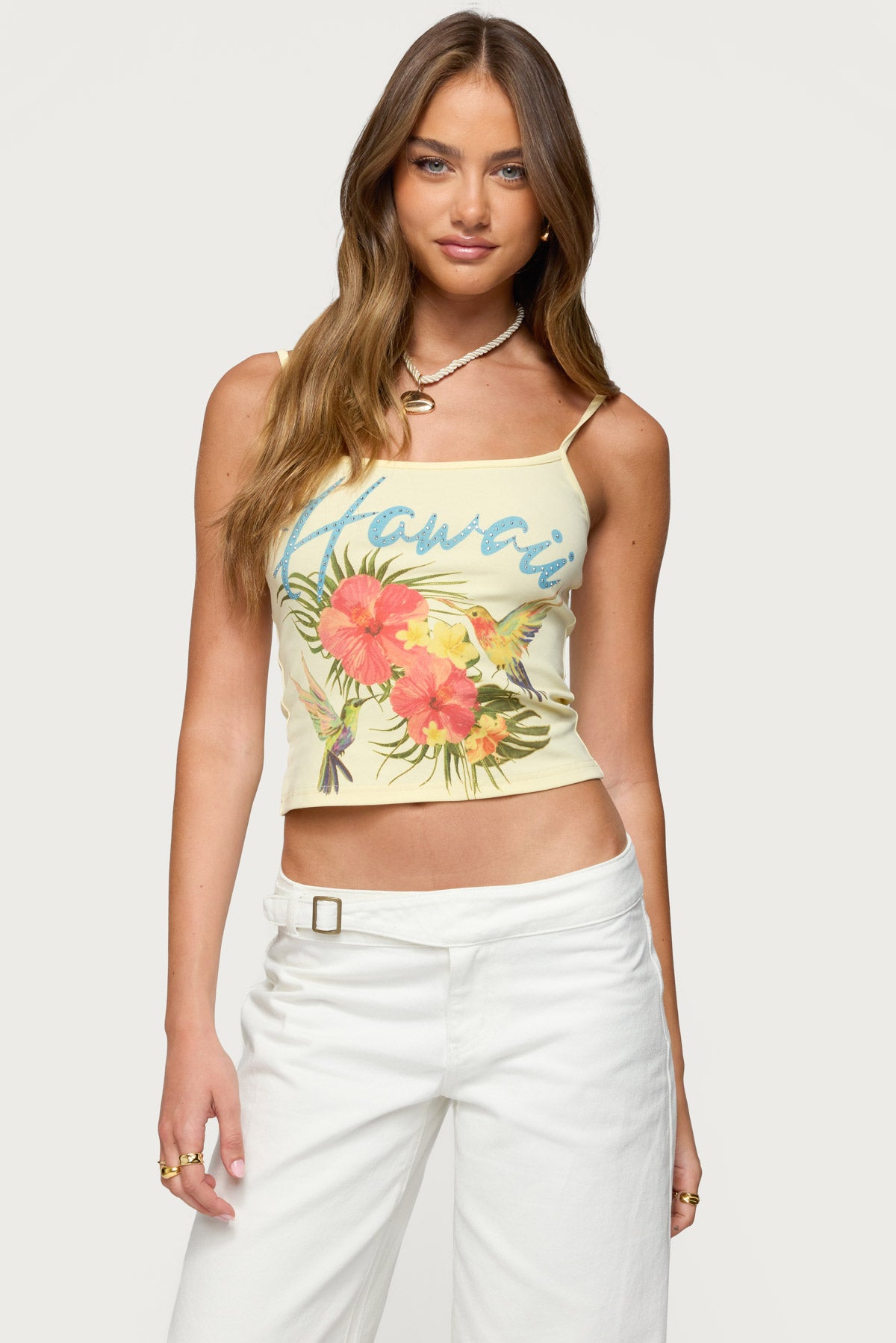 Hawaii Babe Tank Top-Milans Time