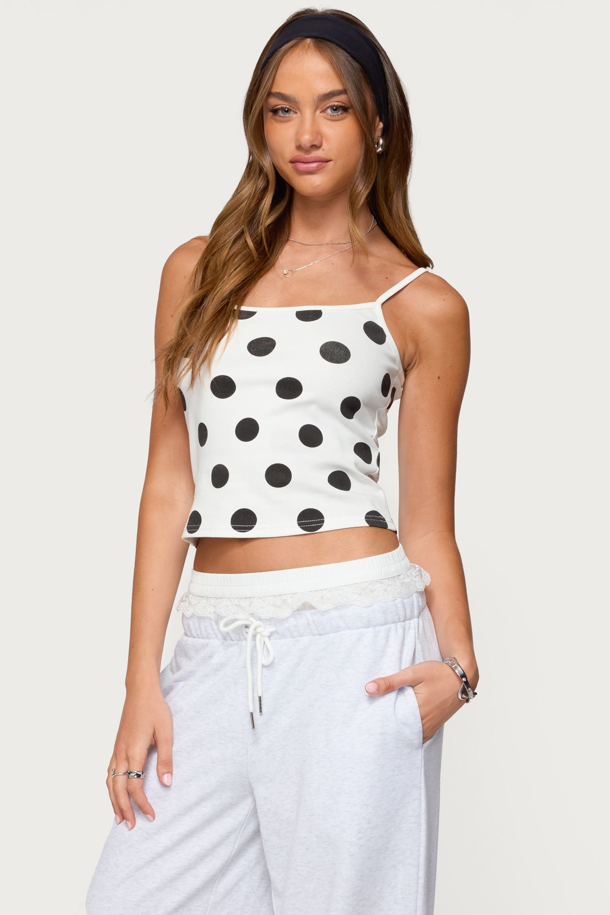 Lynne Polka Dot Tank Top-Milans Time