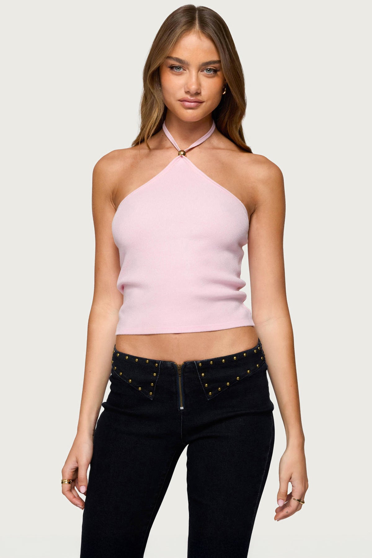 Hollis Knit Halter Top-Milans Time