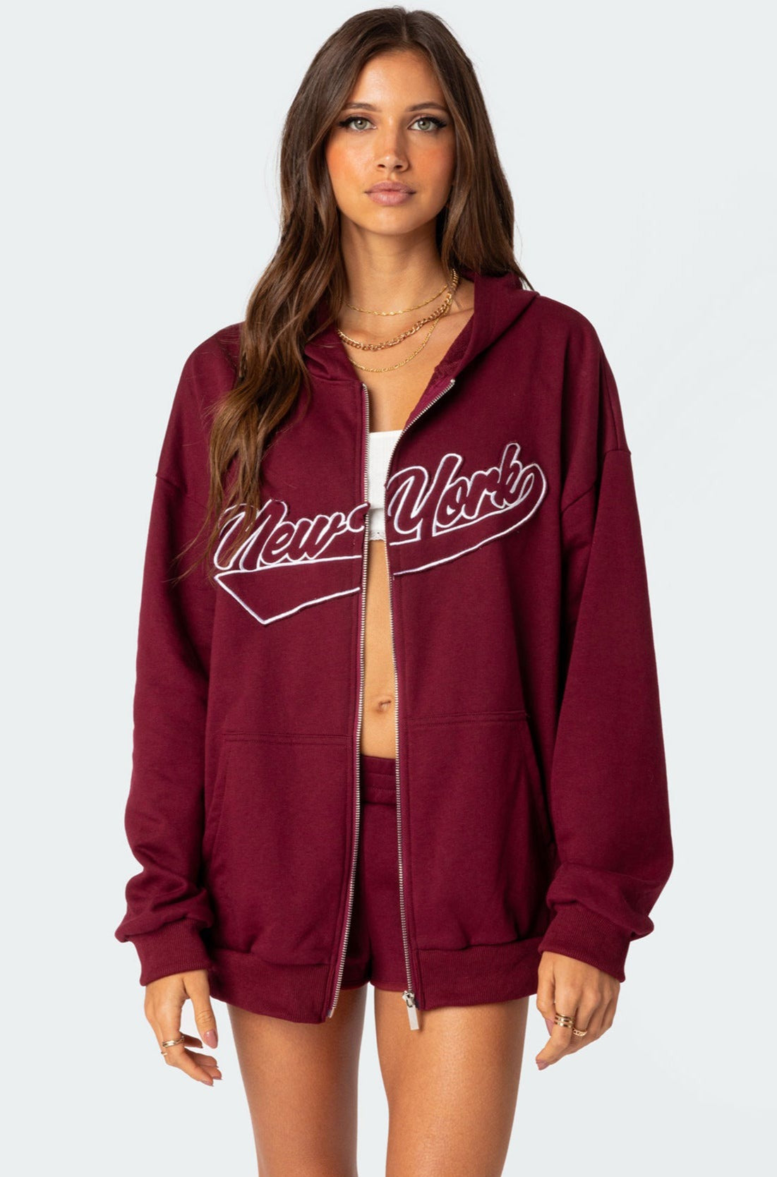 New York Oversized Hoodie-Milans Time