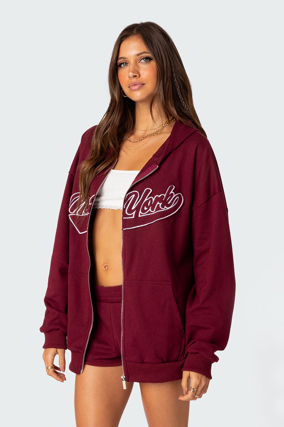 New York Oversized Hoodie-Milans Time