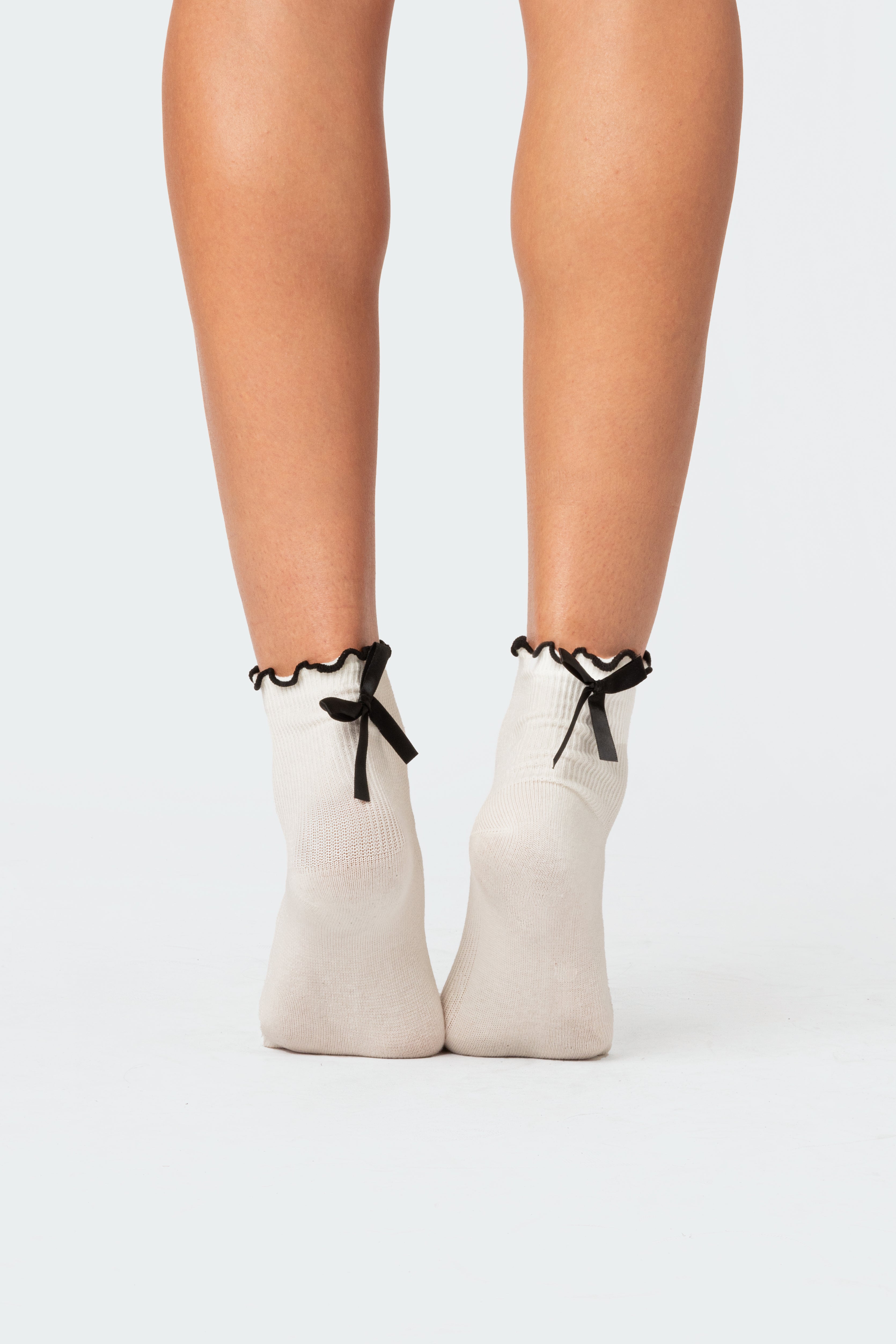 Frill & Bow Socks-Milans Time