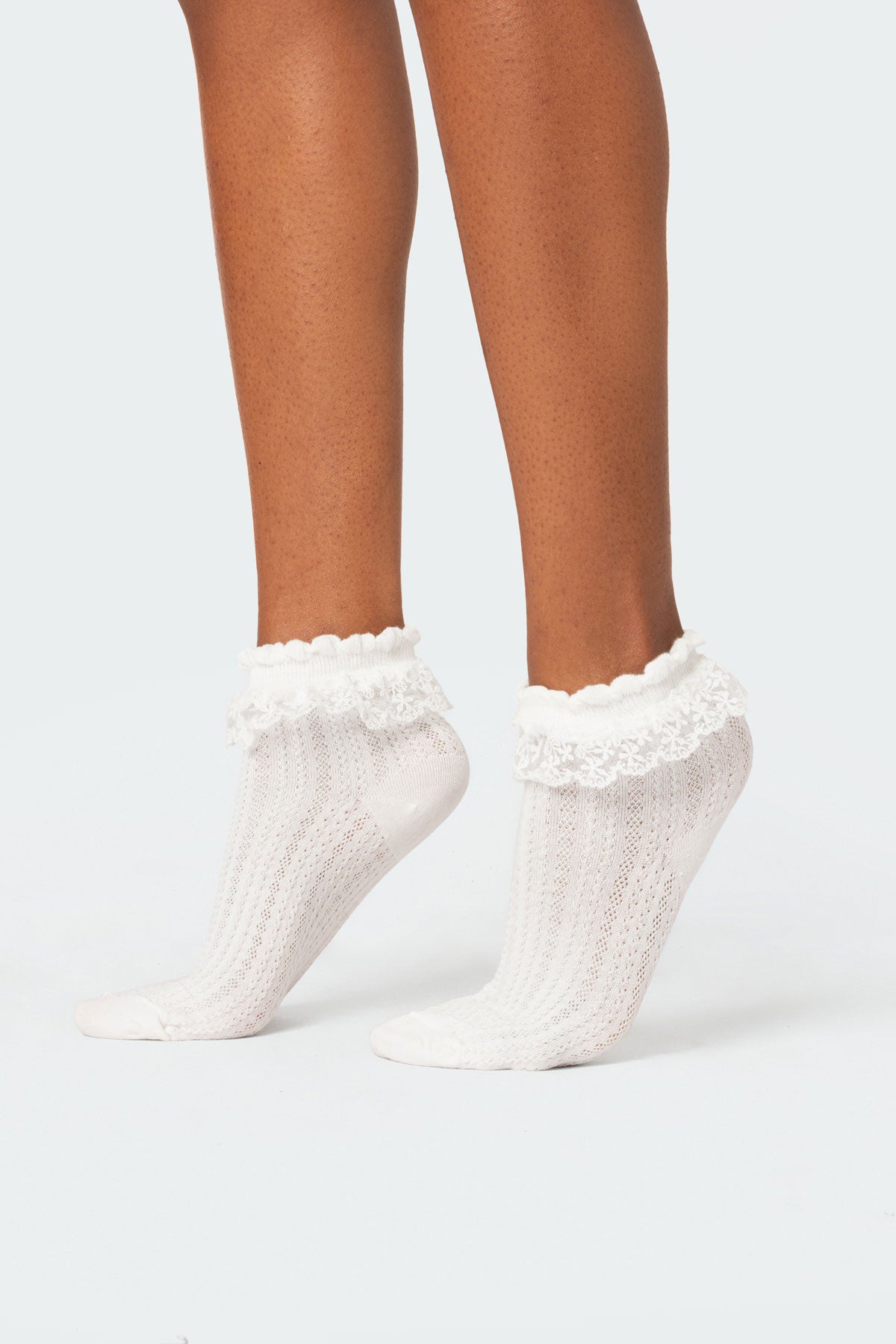 Lace Frill Socks-Milans Time