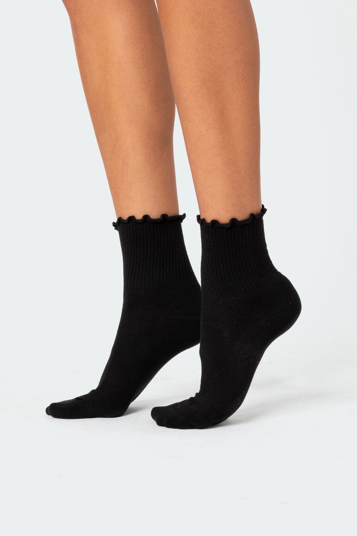 Frilled Hem Socks-Milans Time