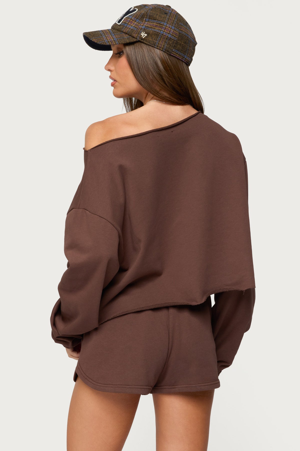 Kordelia Off Shoulder Sweatshirt-Milans Time