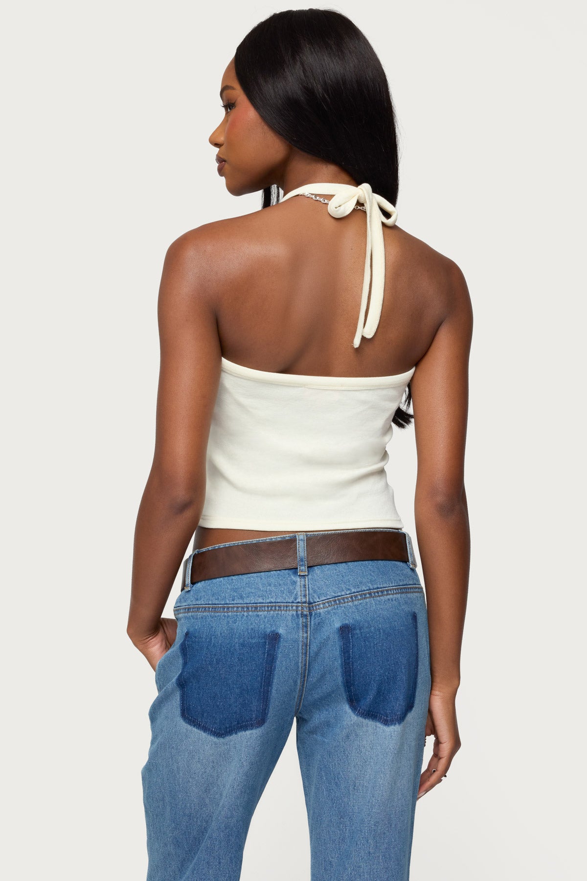 Cardigan & Halter Two Piece Knit Top-Milans Time