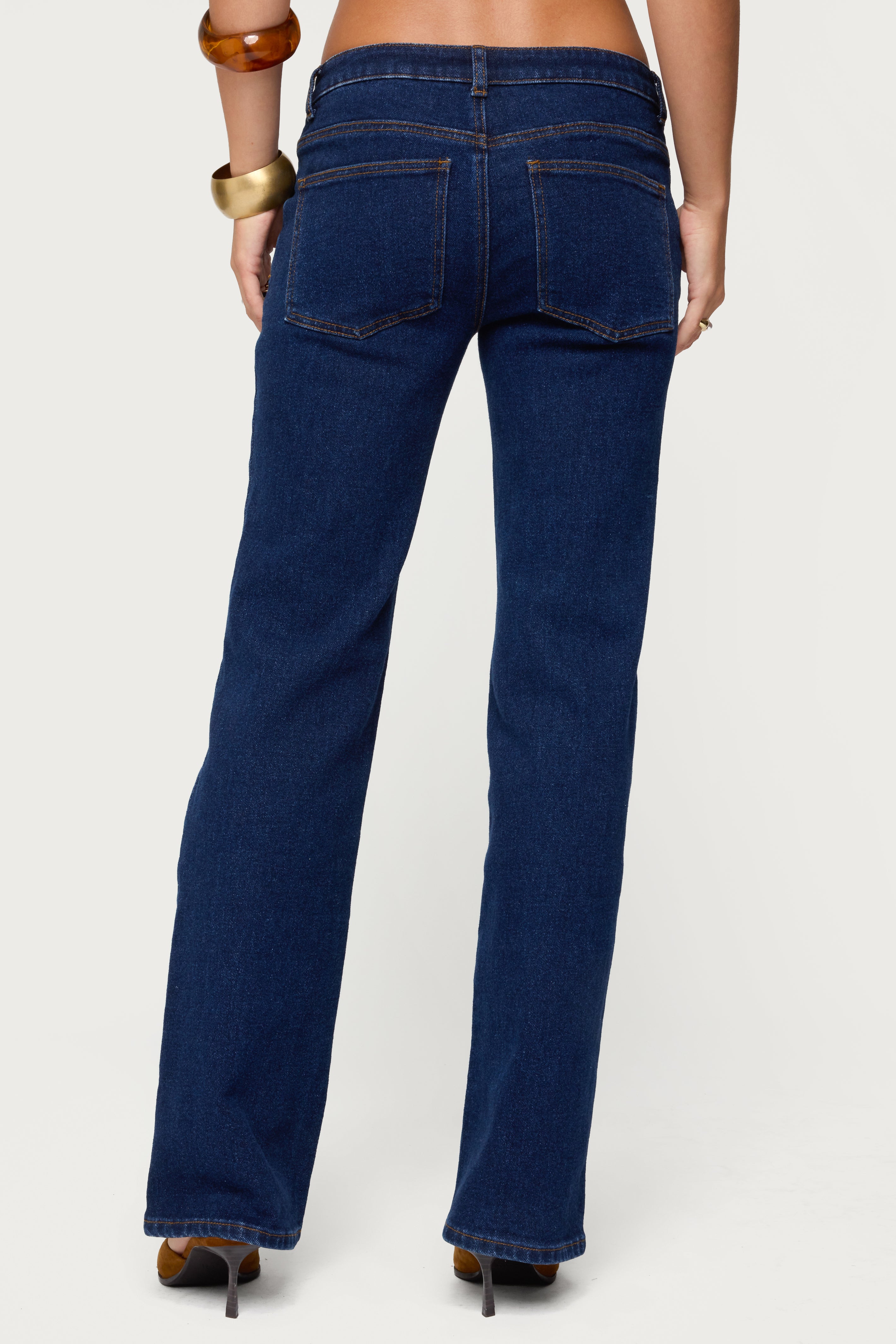 Jemima Low Rise Straight Leg Jeans-Milans Time