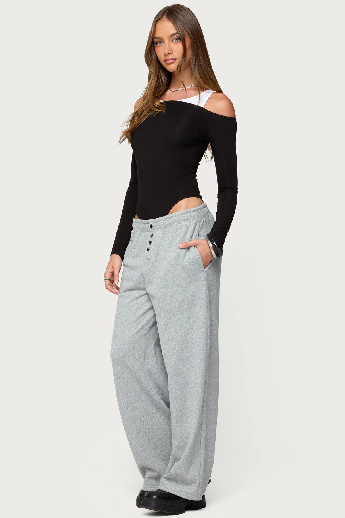 Lorelle Wide Leg Sweatpants-Milans Time