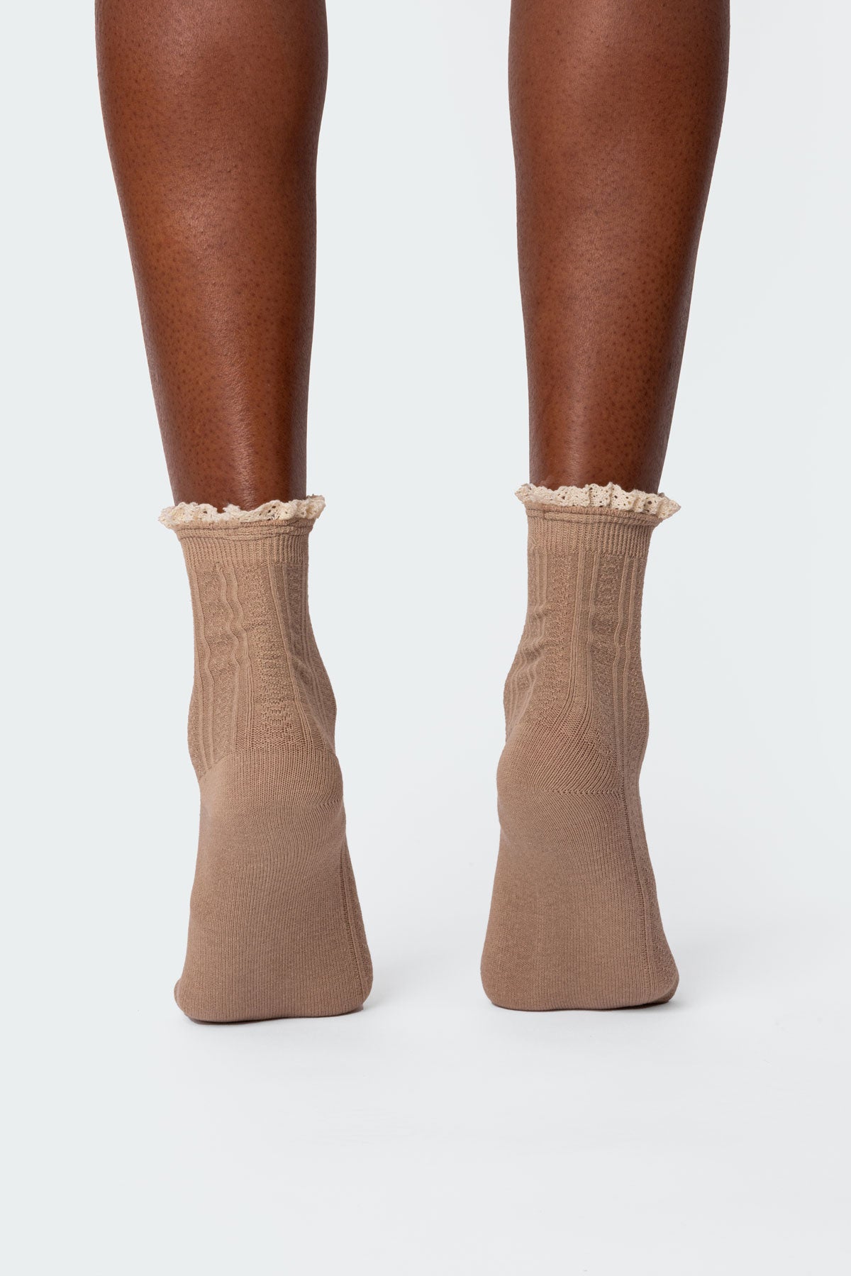 Frilled Pointelle Socks-Milans Time