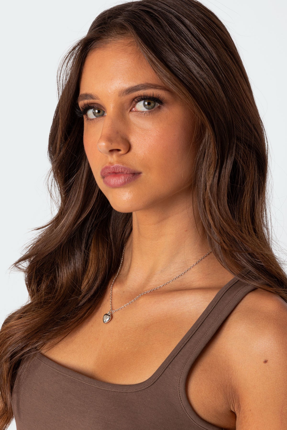 Mini Heart Pendant Necklace-Milans Time