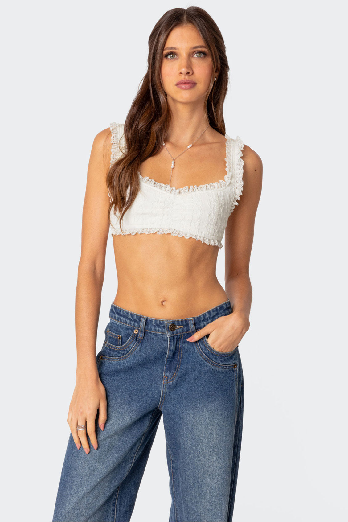 Fairytale Lacey Crop Top-Milans Time