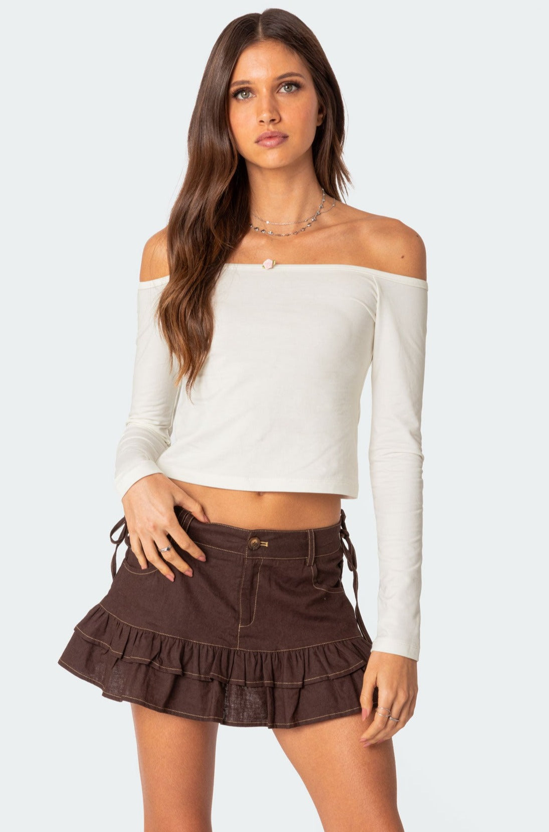Rosanne Off Shoulder Top-Milans Time