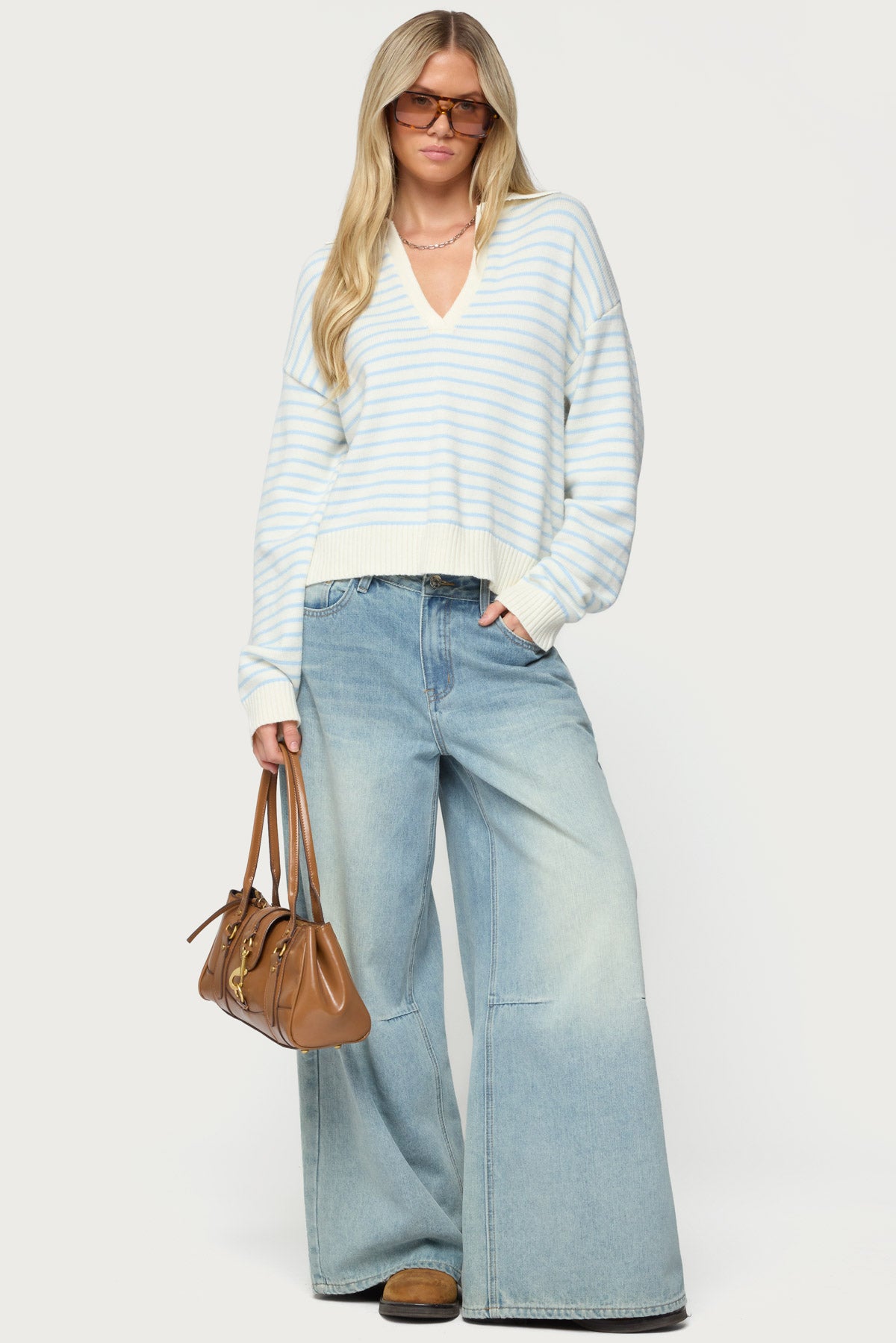 Copenhagen Oversized Striped Sweater-Milans Time