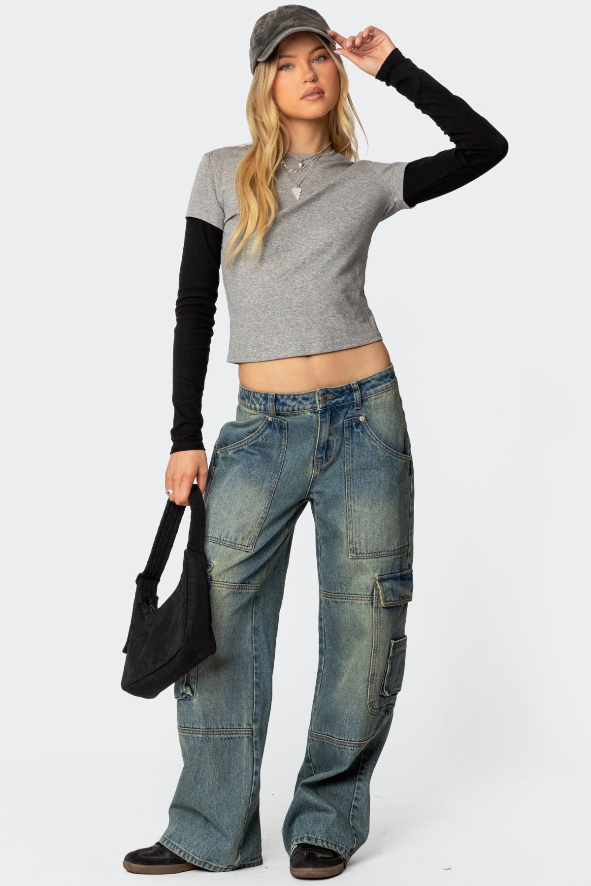 Lucine Layered Long Sleeve T Shirt-Milans Time