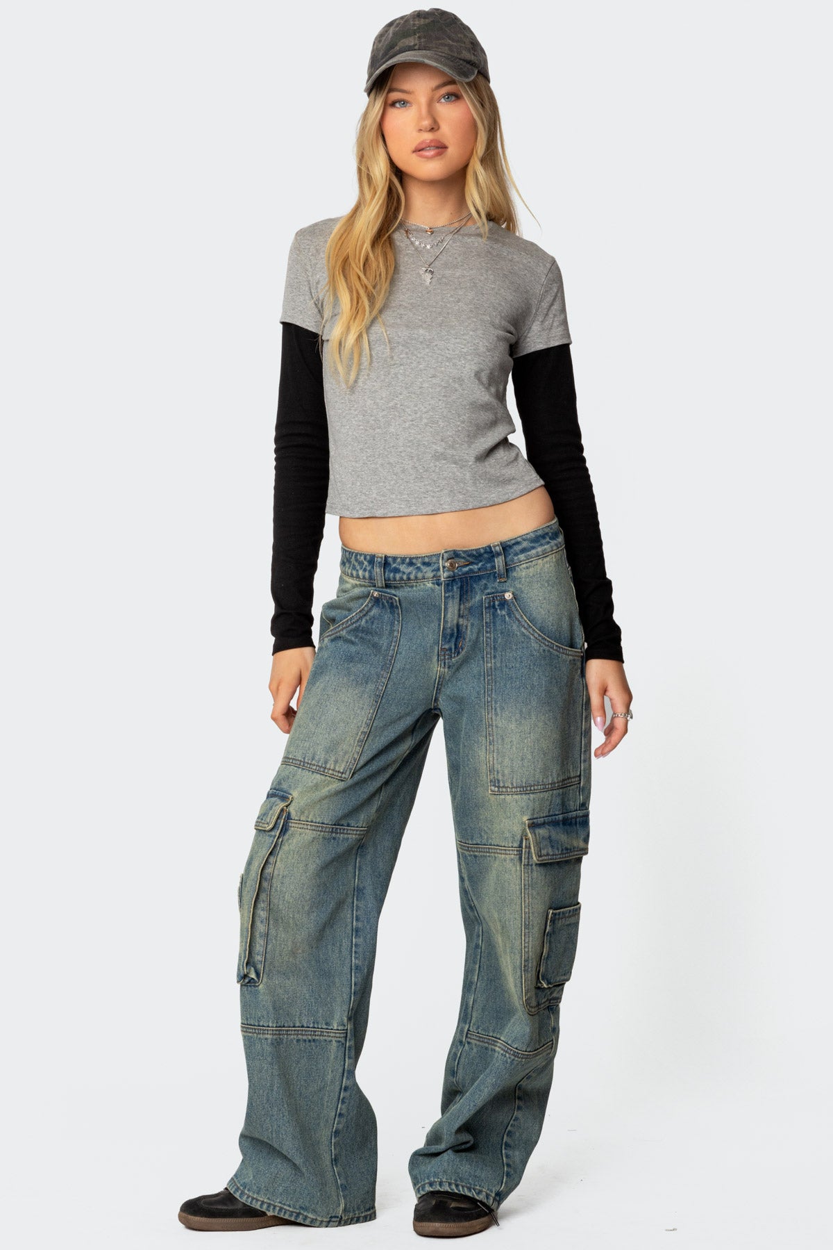 Lucine Layered Long Sleeve T Shirt-Milans Time