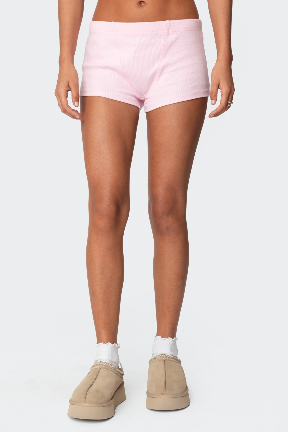 Rebekah Ribbed Shorts-Milans Time