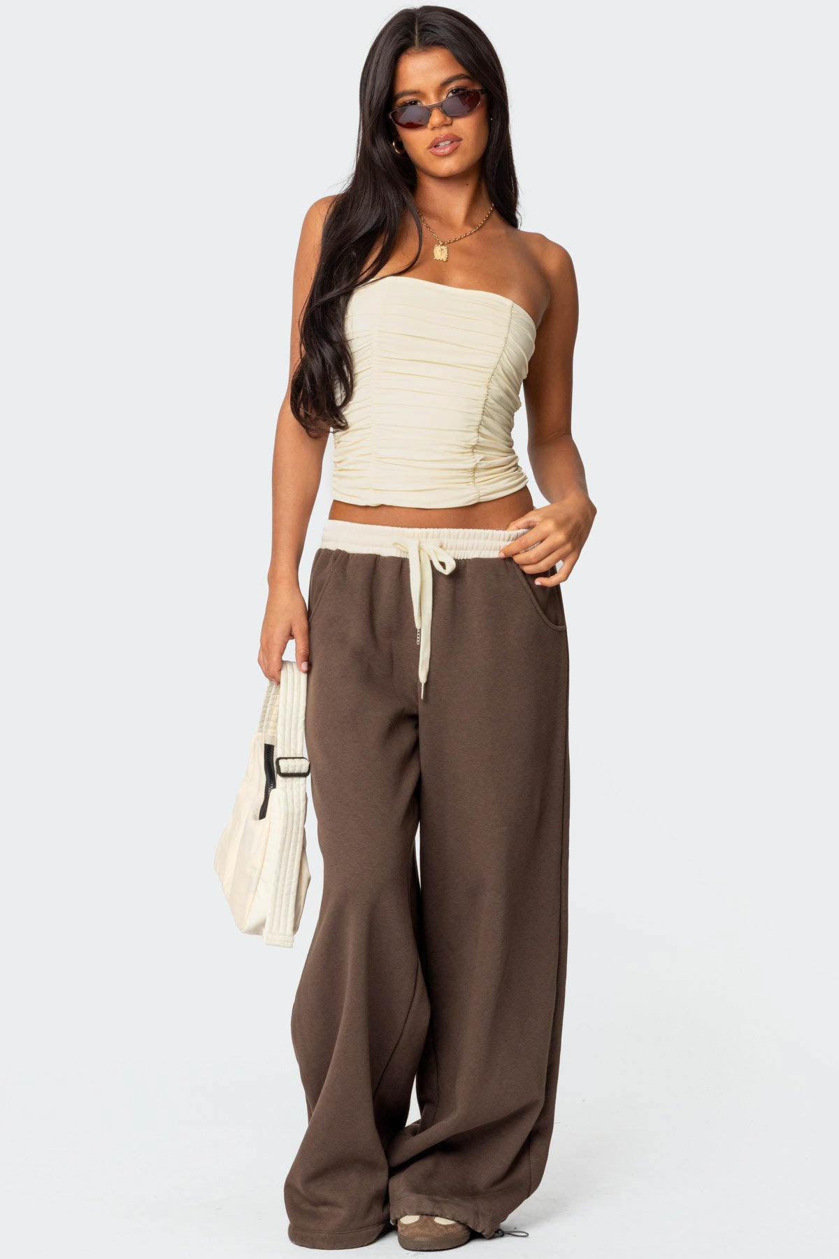 Fifi Gathered Strapless Top-Milans Time