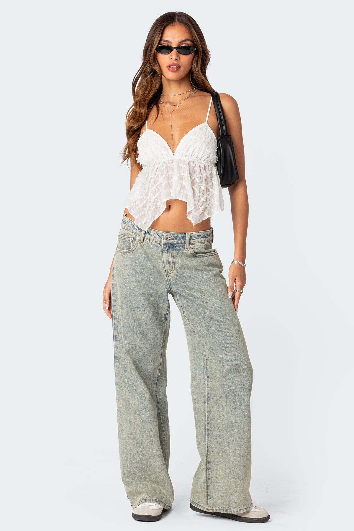 Flutter Frilled Tie Back Top-Milans Time