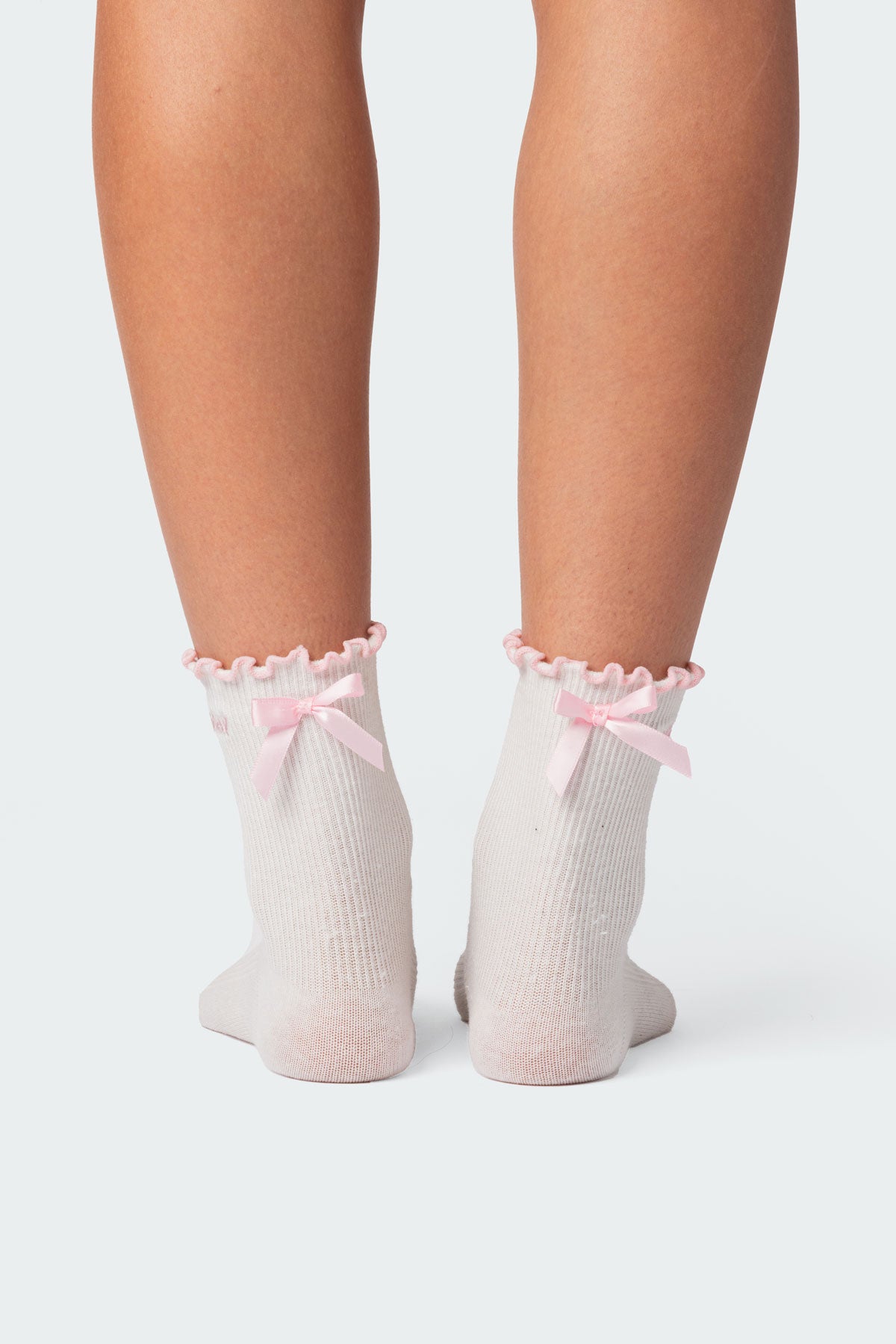 Contrast Frill Socks-Milans Time