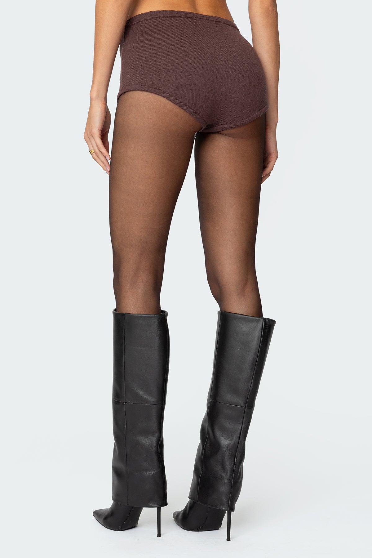 Ashlin Knit Micro Shorts-Milans Time