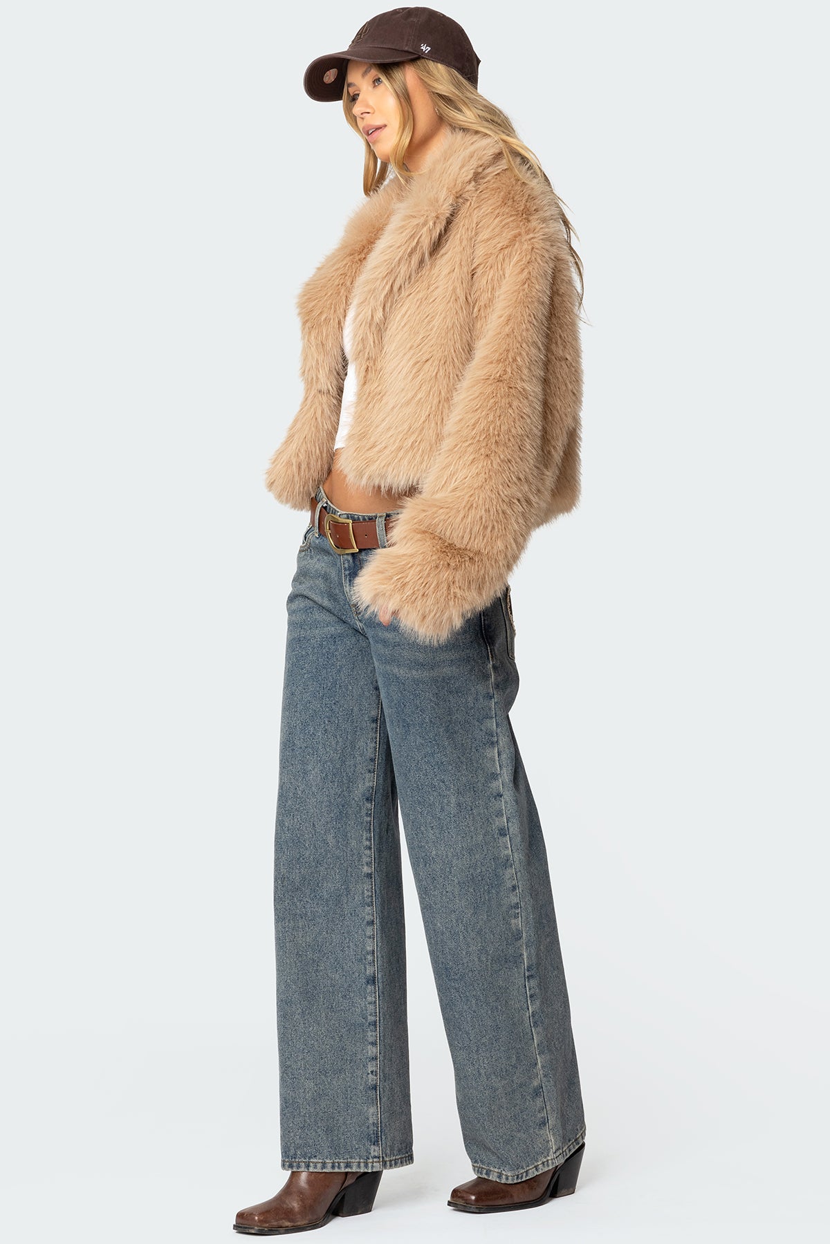 Sierra Oversized Faux Fur Jacket-Milans Time