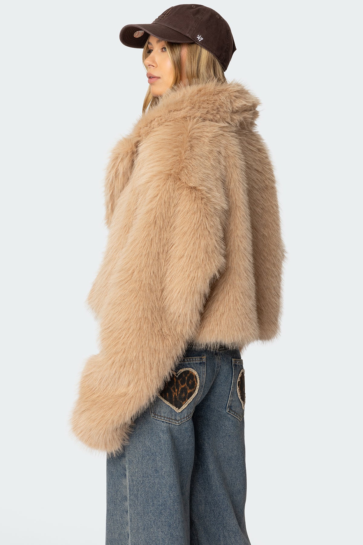 Sierra Oversized Faux Fur Jacket-Milans Time
