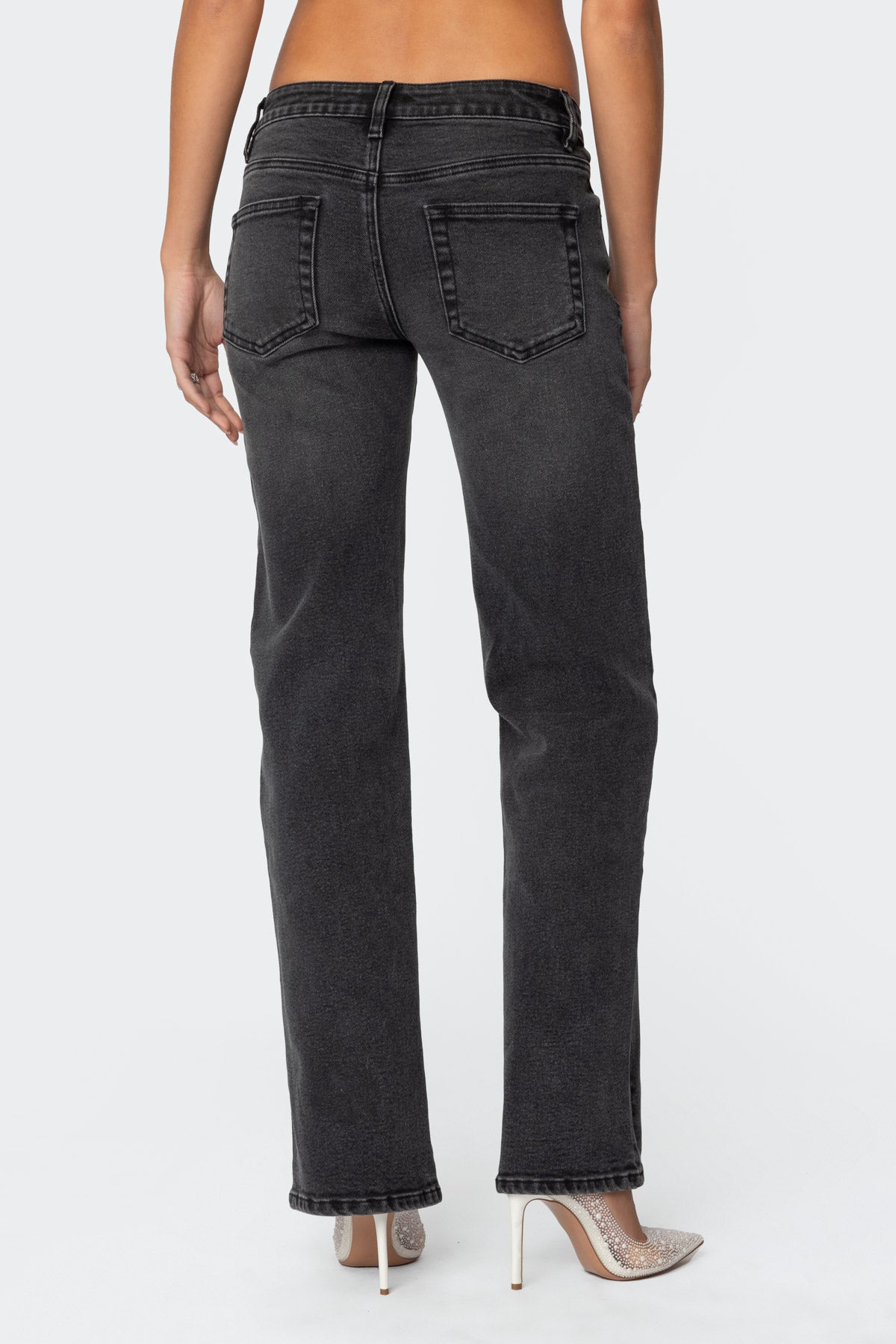 Shayna Low Rise Straight Leg Jeans-Milans Time