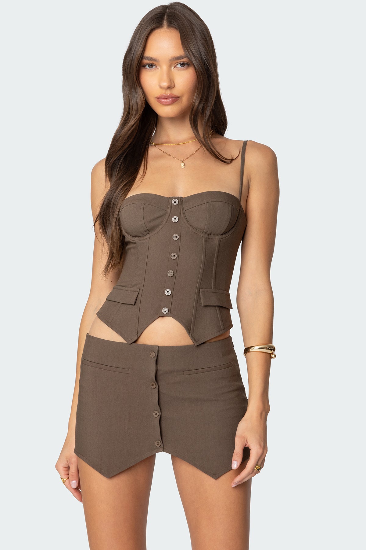 Ellis Buttoned Up Corset-Milans Time