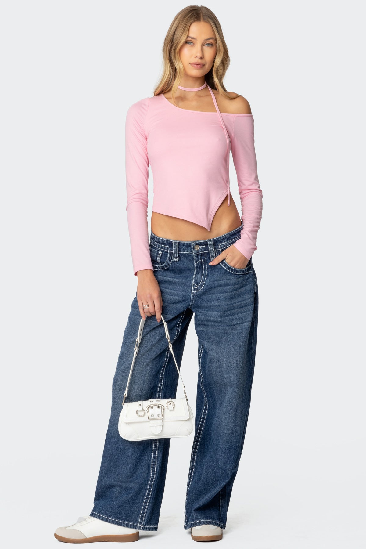 Asymmetric Two Piece Choker Top-Milans Time