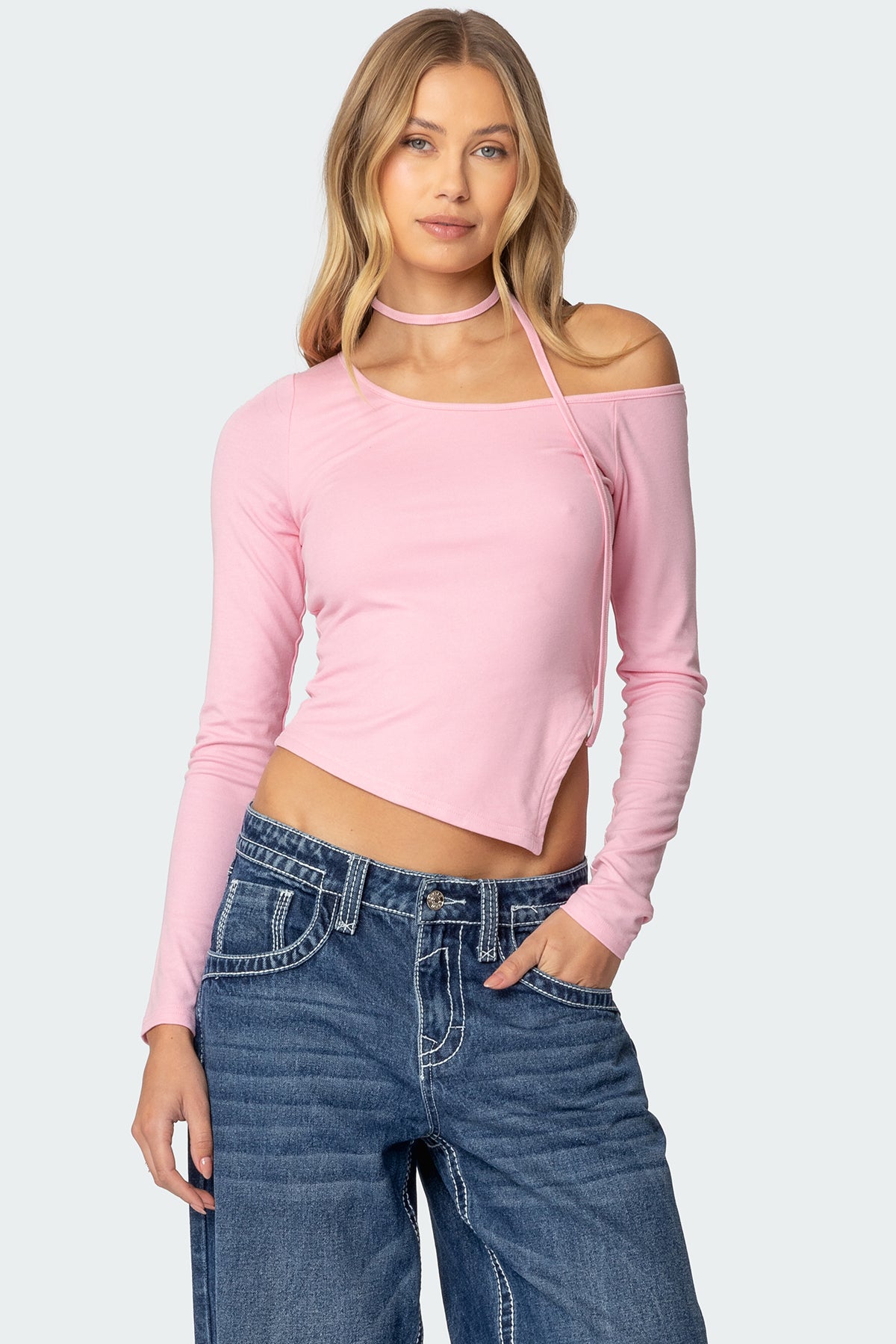 Asymmetric Two Piece Choker Top-Milans Time