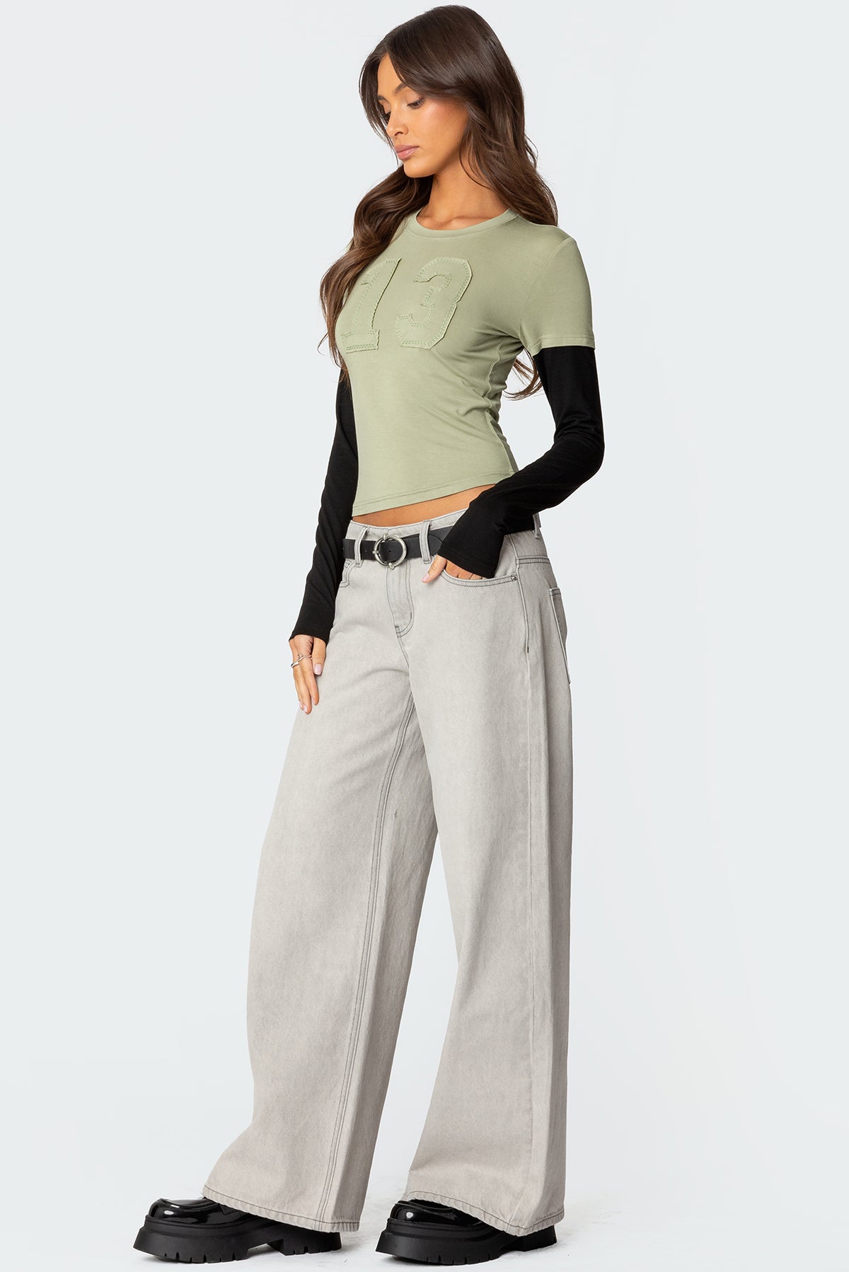 13 Layered Long Sleeve T Shirt-Milans Time