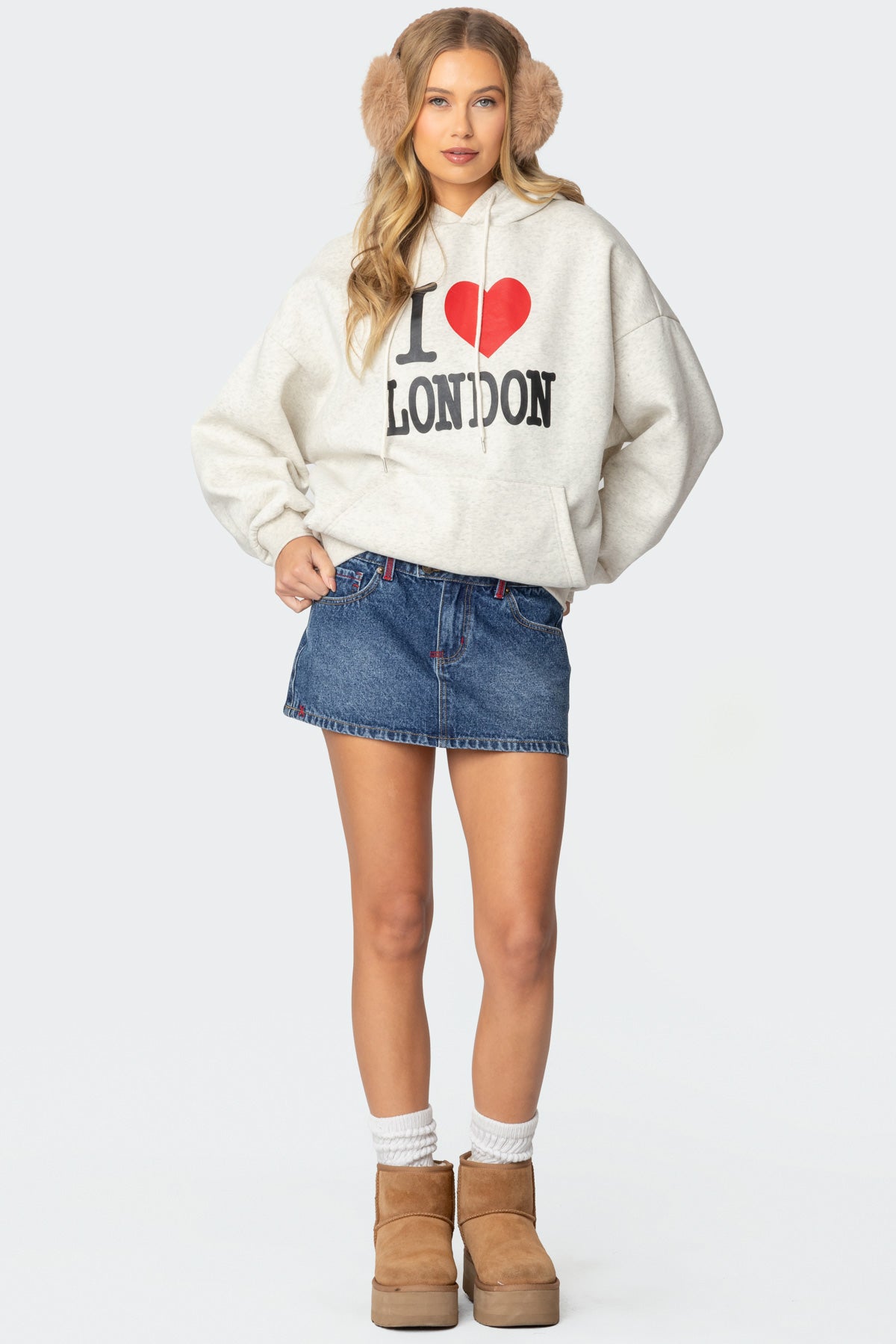 London Lover Oversized Hoodie-Milans Time