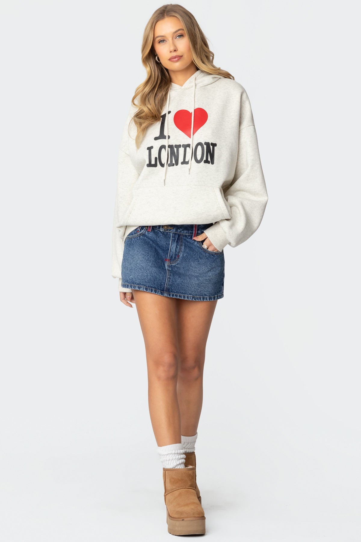 London Lover Oversized Hoodie-Milans Time