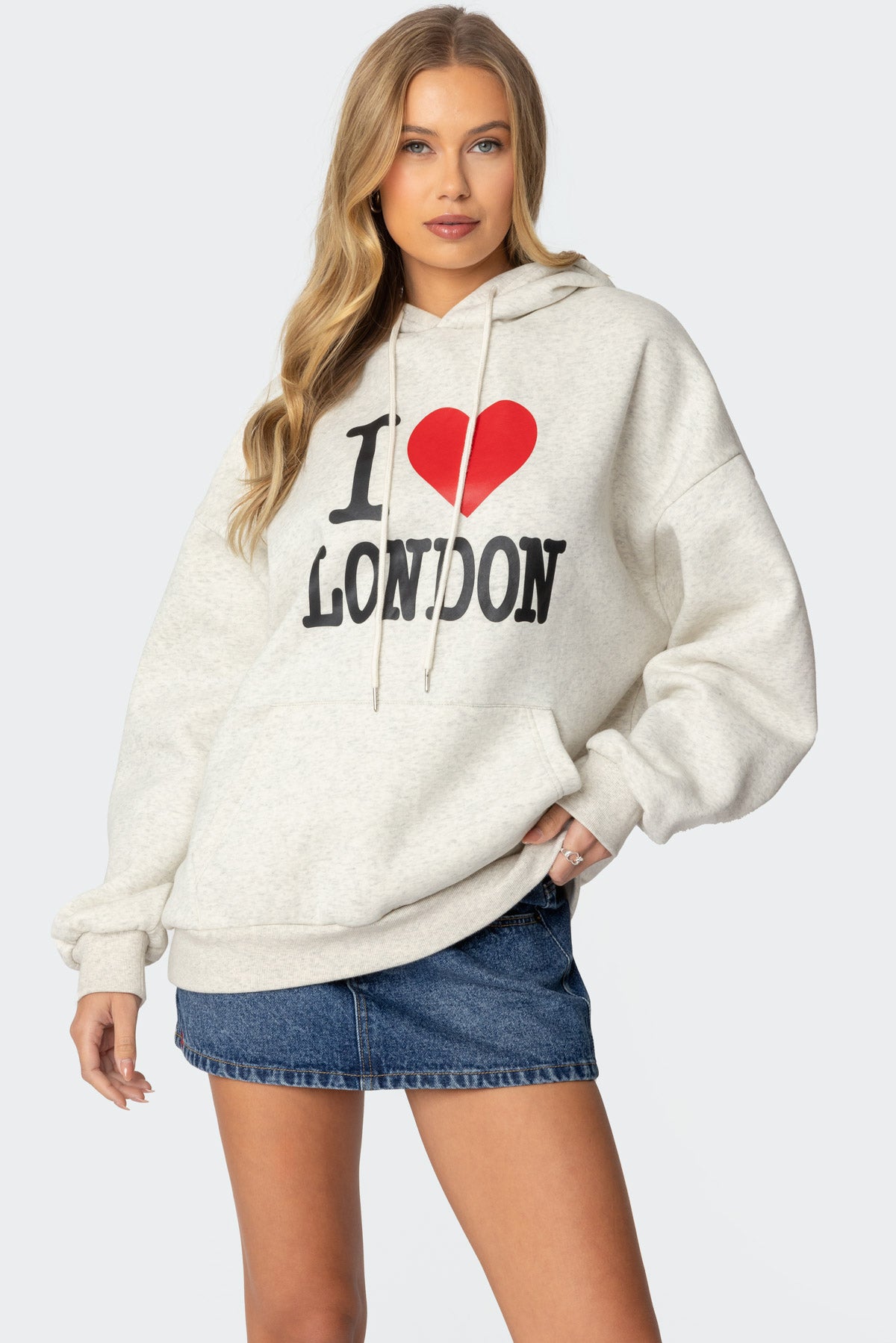 London Lover Oversized Hoodie-Milans Time