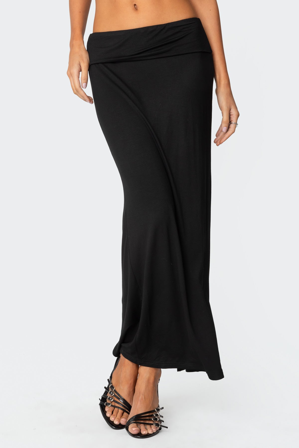 Johanna Fold Over Maxi Skirt-Milans Time