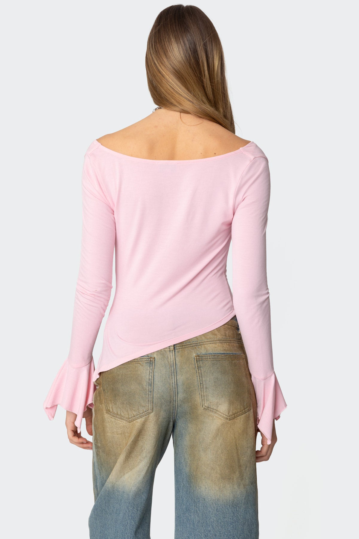 Rayna Cowl Neck Asymmetric Top-Milans Time