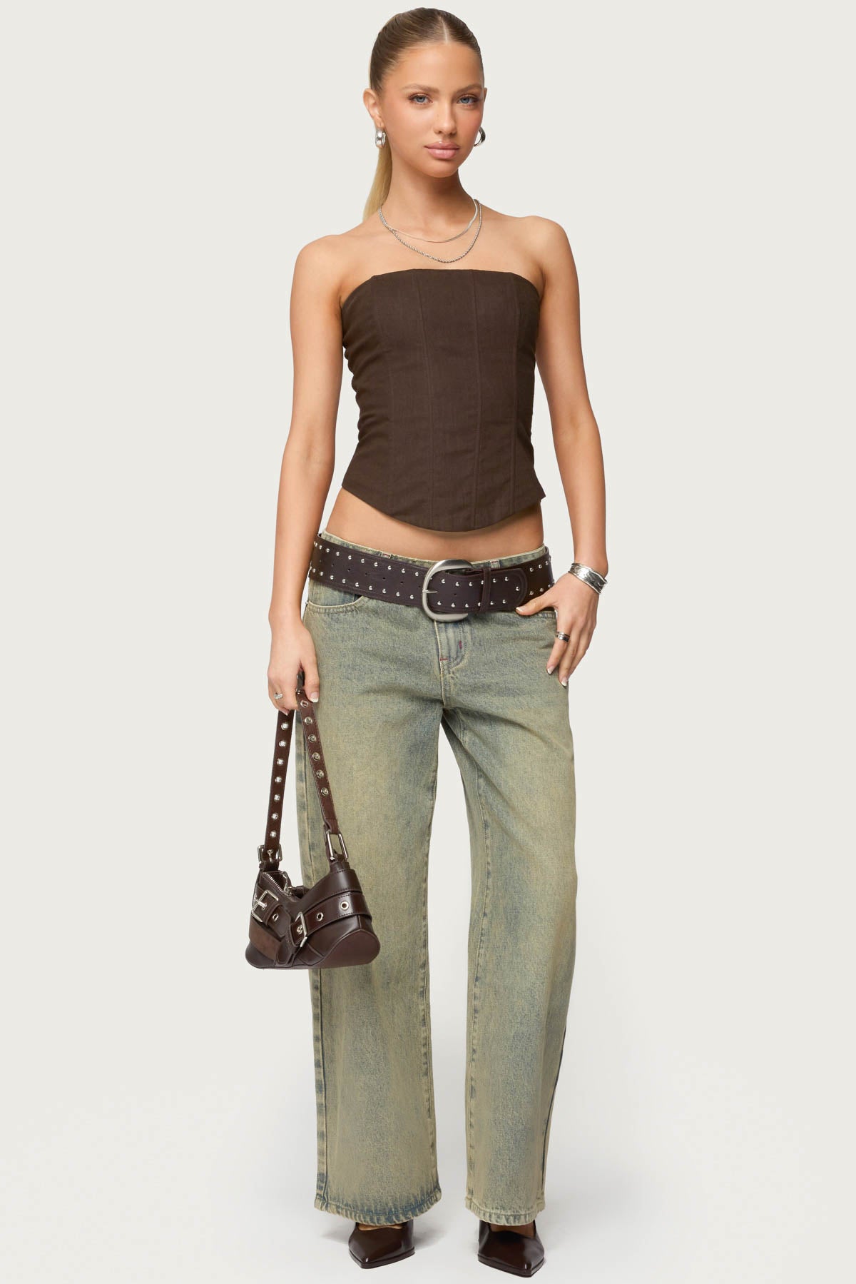 Hadar Linen Look Corset-Milans Time