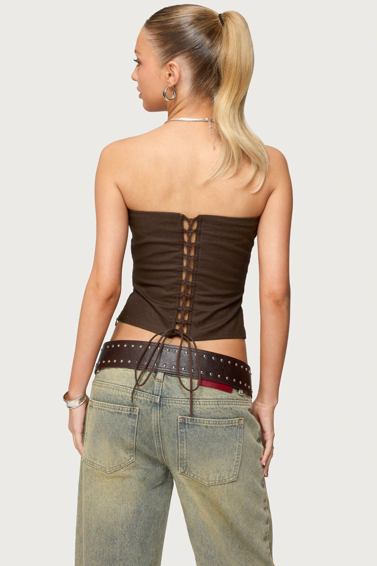 Hadar Linen Look Corset-Milans Time