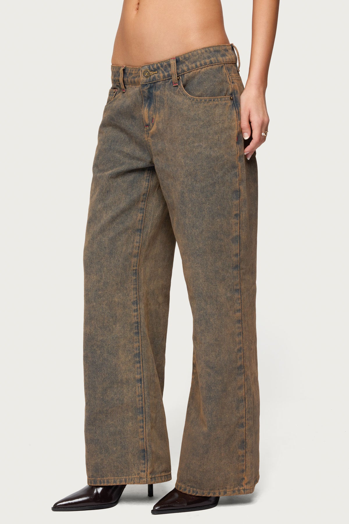 Petite Ace Low Rise Baggy Jeans-Milans Time